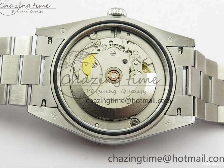 0417 SoftTouch Day-Date 40mm 228239 BP New Dial Version 904 SS Ice Blue T Crystal Markers Dial on SS President Bracelet A 2822